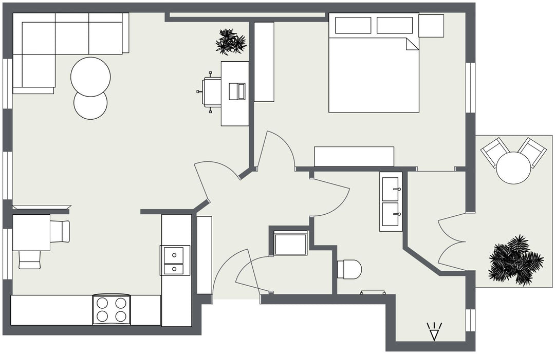 Wohnung 1 – Hochparterre | 2,5-Zimmer | ca. 56 m²